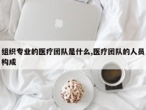 组织专业的医疗团队是什么,医疗团队的人员构成